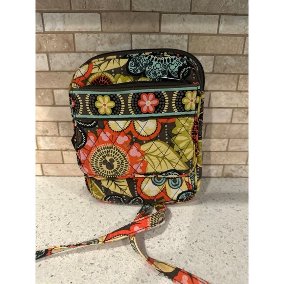 Disney Vera Bradley Bag - Mickey's Perfect Petals Mini Hipster - Picture 2 of 4